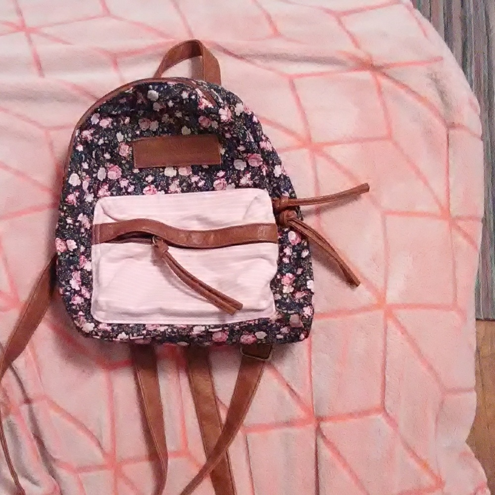 Small floral backpack